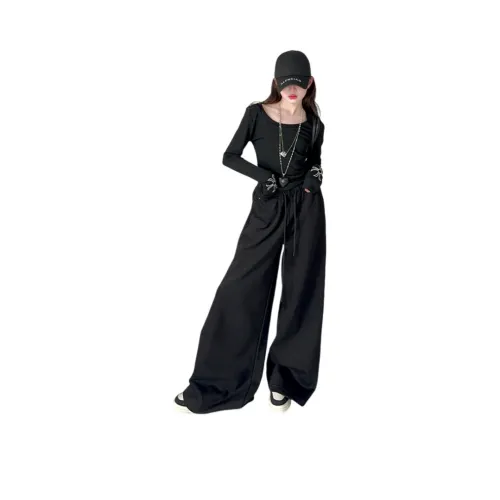 Aisina Повседневная спортивная одежда Черный комплект одежды для подростков