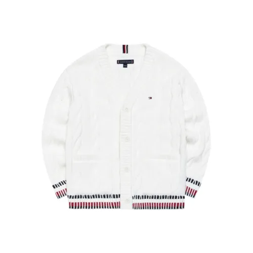 Tommy Hilfiger Свитер Теплый Белый Подростки
