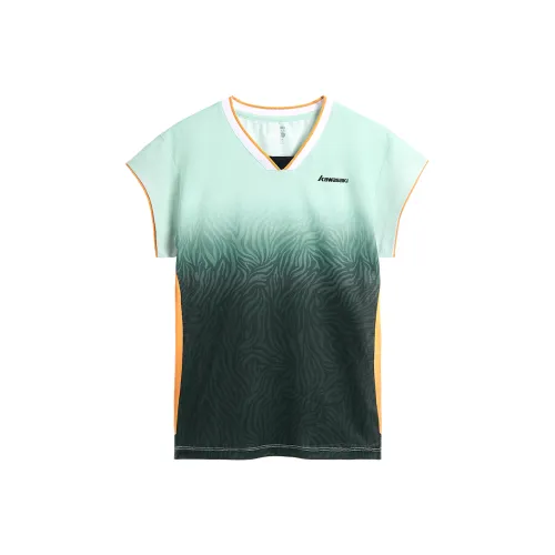 Кавасаки Contest Series Бадминтон Джерси Женские Черный Зеленый