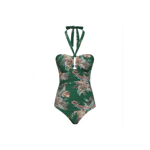 Zimmermann SS25 Лето Swimsuit Collection Ван-Пис Купальник Женские Зеленый