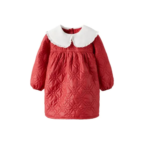 ZARA Детское платье цвет красный