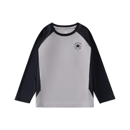 Конверс T-рубашка Глубокий черный для детей 3-7 лет