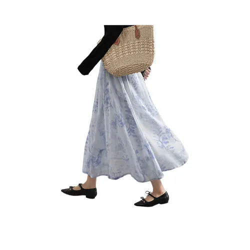 Cypress House Повседневный Длинный Юбка Женские Глициния