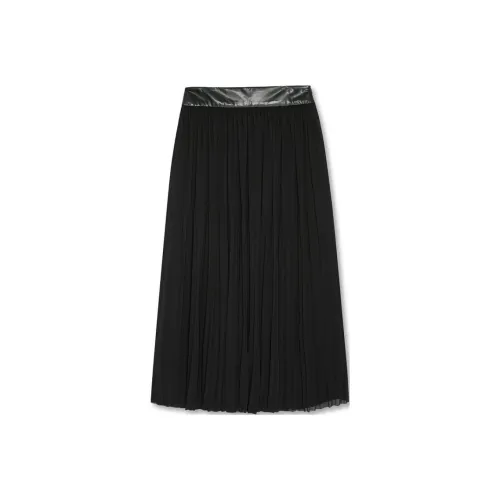 DKNY Повседневный Длинный Юбка Женские Черный