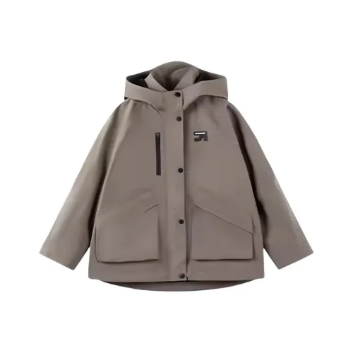 MUCMUKN Темно-серый Детские софтшелл-куртки