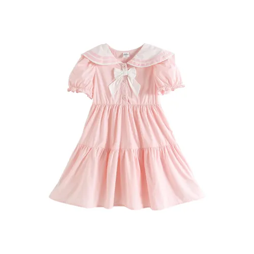 FAIRWHALE Детское платье цвет розовый