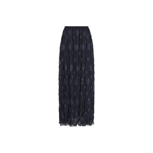 EMPORIO ARMANI Повседневный Длинный Юбка Женские Темно-синий