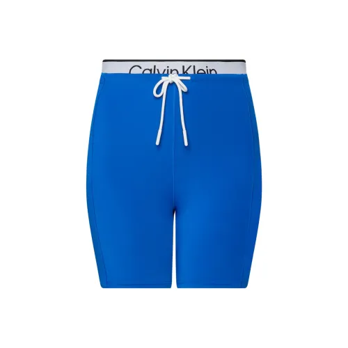 Calvin Klein Лапис Лазури Синий Женские Спортивные Шорты