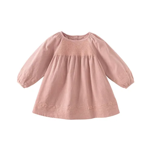 DAVE BELLA Телесно-розовые Платья для девочек