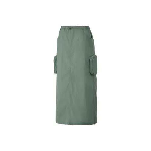 Skechers Повседневный Длинный Юбка Женские Agave Зеленый