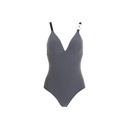 Selmark One Piece Купальник Женские Темно-синий