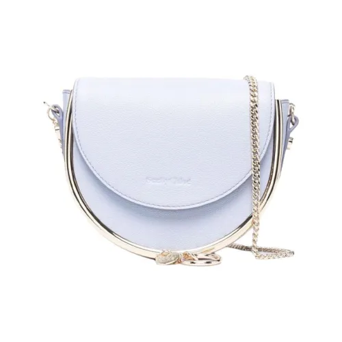 See By Chloe Кожа Седло Сумка Сумка через плечо Стандартная Женская Сиреневый