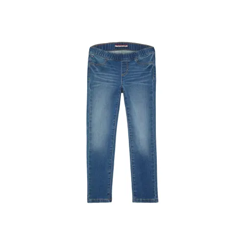 Tommy Hilfiger Детская одежда Seated Форма Ультра Skinny Эластичный Джинсовая одежда Джинсы Детский Синий