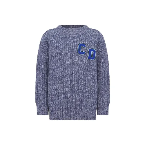 DIOR Темно-синий Kids Свитеры