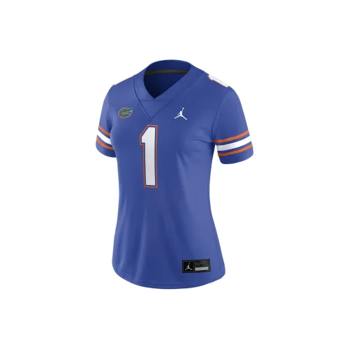 Jordan FLORIDA GATORS Dri Fit COLLEGE Регби Джерси Женские Королевский синий