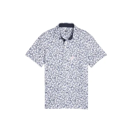 PUMA Cloudspn Butterfly Youth GOLF Polo Blue Baby