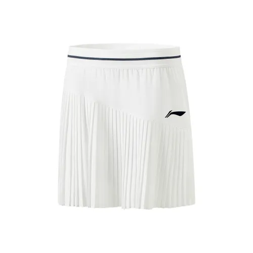 LiNing Tennis Series Повседневные шорты Женские Стандартный белый
