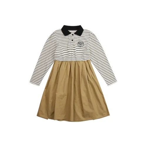 Pure and Good Детское платье черно-белые полосы Подростки