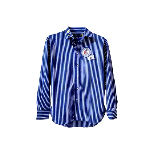 Polo Ralph Lauren Рубашка Мужская Синяя Белая