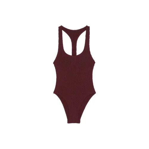 Victoria's Secret Ван-Пис Купальник Женские Бордовый Коричневый