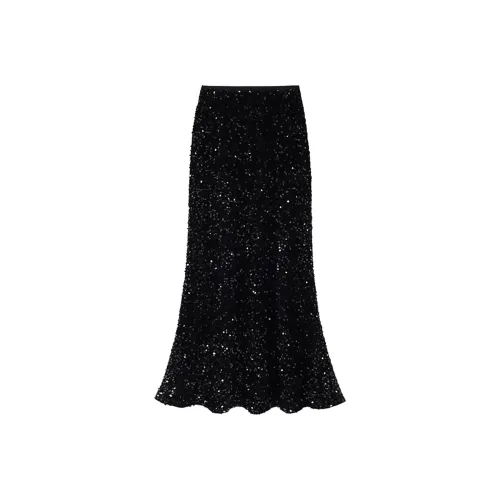 Wbwq Женские Повседневные Длинные Юбки