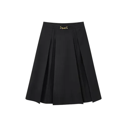 Yu Qianwen Повседневный Длинный Юбка Женские