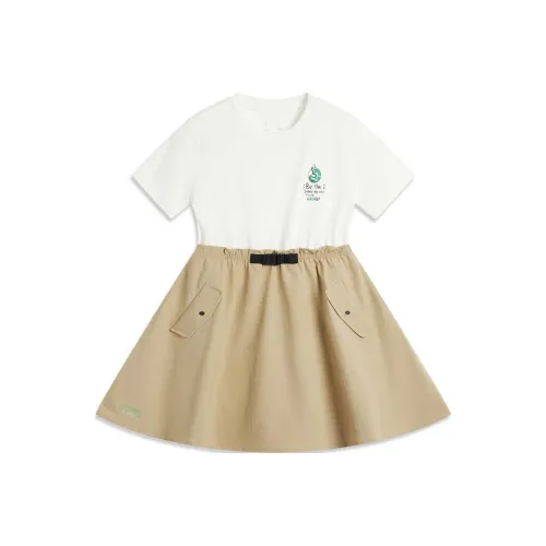 LINING YOUNG Детское платье Sports Life Collection Айвори Baby