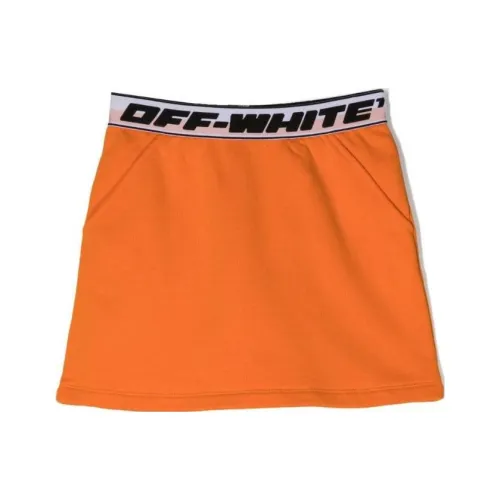 Off Белый и оранжевый Kids Юбки