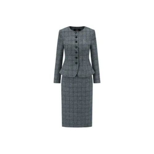 ONE SHALLOW Комплект с юбкой Женские Серый