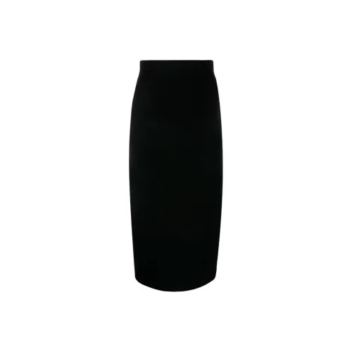 VICTORIA BECKHAM Повседневный Длинный Юбка Женские Черный