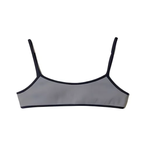 MIU MIU SS25 Двухкомпонентный купальник женский серый синий