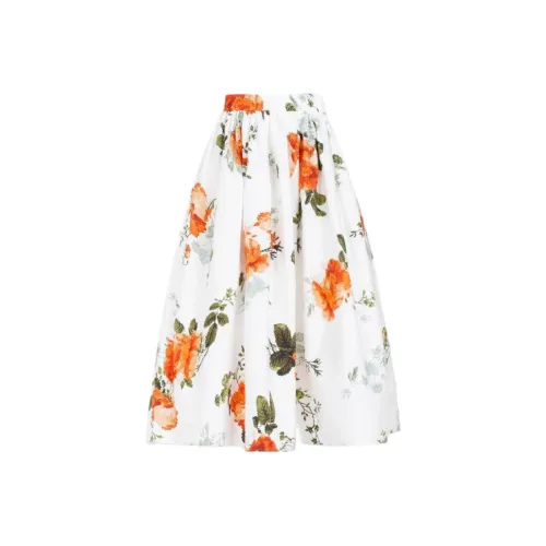 Erdem Повседневный Длинный Юбка Женская Белая