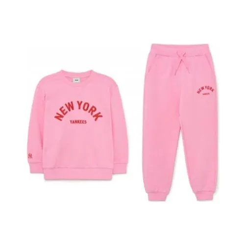 Mlb Base Logo Повседневная спортивная одежда Розовый для детей