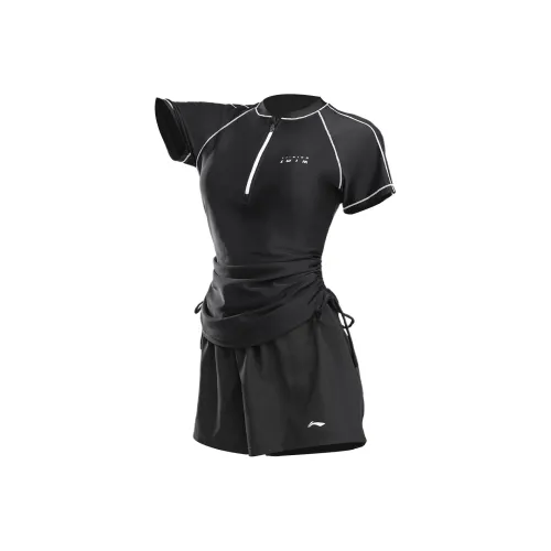 Подкладка Двухкомпонентный Купальник Женский Черный