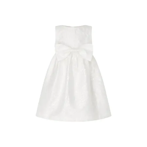 Little MO CO. Детское платье натуральный белый детский