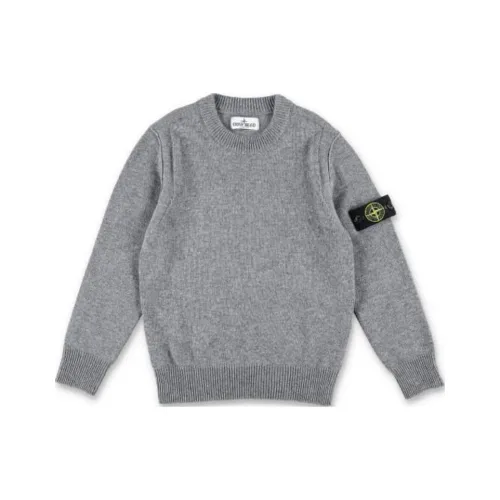 STONE ISLAND Темно-серый Kids Свитеры