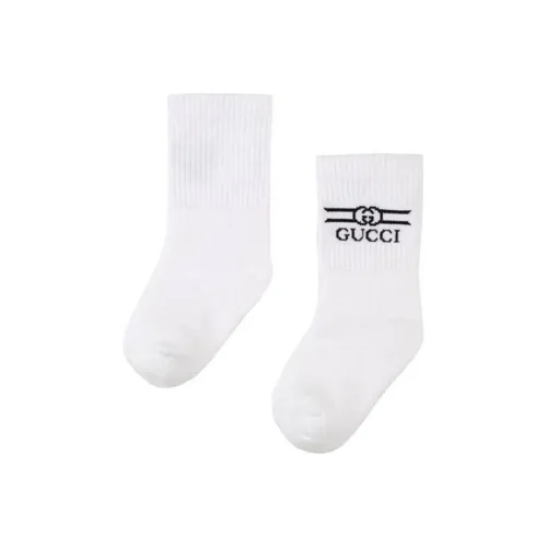 GUCCI SS22 Носки 1 упаковка Белый Детский