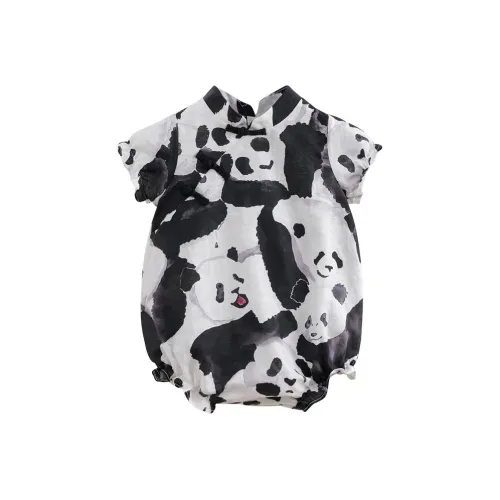 MARC&JANIE Черно-белая панда Kids Комбинезоны / Ползунки