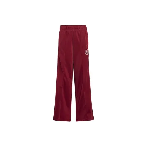 Adidas Красные Брюки для Школьного Возраста