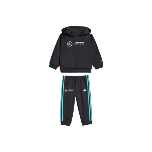 Adidas x Mercedes AMG Petronas F1 Повседневная спортивная одежда Команда Черный Белый Infant And Toddler