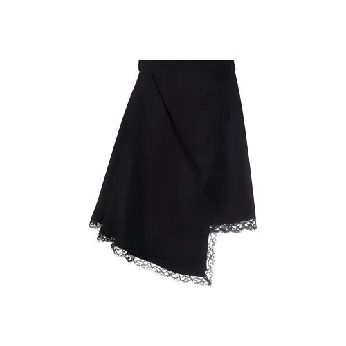 Alexander McQueen FW22 Повседневные короткие юбки Женские Черный