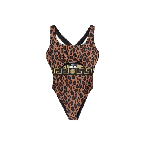 VERSACE SS24 Ван-Пис Купальник Женские Умбра