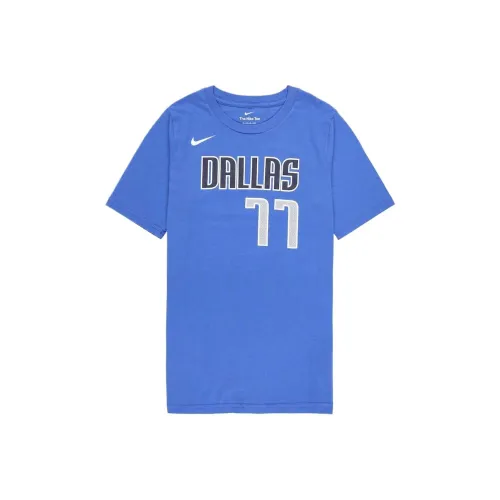 NBA x Nike Dallas Cowboys T-Shirt Luka Doncic Blue Kids