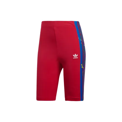 Adidas Originals Floral Pink Велошорты и Велошорты Женские Red