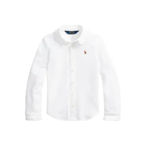 Polo Ralph Lauren Рубашка FW23 Белая Детская