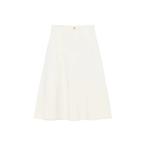 A.P.C SS25 Повседневный Длинный Юбка Женские Светлый Бежевый