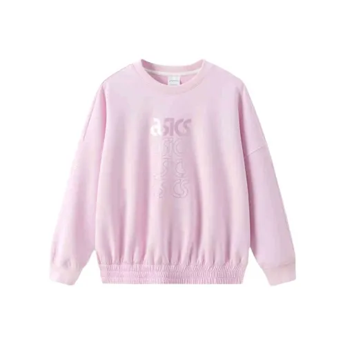 Asics Японский стиль Light Trend Толстовка Розовый Подростки