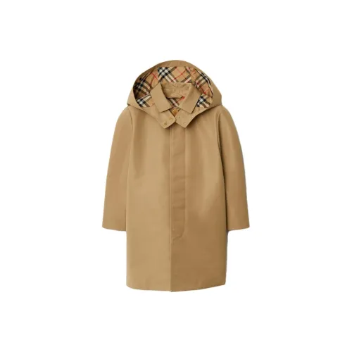 Burberry Kids Пальто Верблюжий