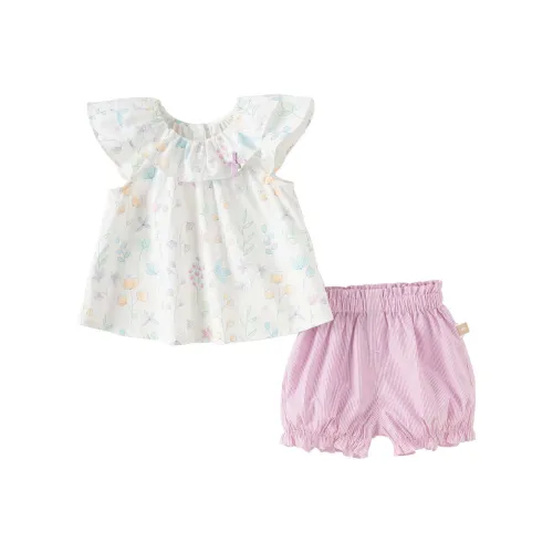 DAVE&BELLA Маленький цветочный принт Kids Повседневная спортивная одежда