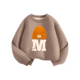 Темно-верблюжий вязаный нубб